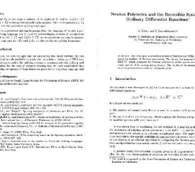 خرید و دانلود نسخه کامل کتاب Newton polyhedra and reversible systems of ODEs