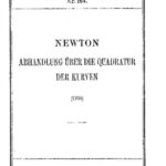 خرید و دانلود نسخه کامل کتاب Newtons Abhandlung über die Quadratur der Kurven (1704)