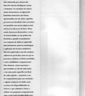 خرید و دانلود نسخه کامل کتاب Noções de probabilidade e estatística
