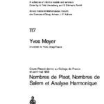 خرید و دانلود نسخه کامل کتاب Nombres de Pi sot, Nombres de Salem et Analyse Harmonique