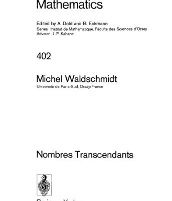 خرید و دانلود نسخه کامل کتاب Nombres Transcendants