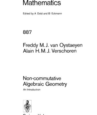 خرید و دانلود نسخه کامل کتاب Non-Commutative Algebraic Geometry