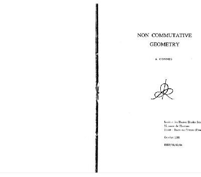 خرید و دانلود نسخه کامل کتاب Non-commutative geometry