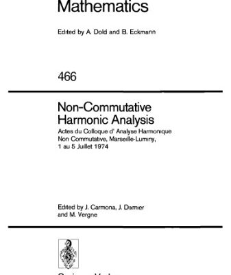 خرید و دانلود نسخه کامل کتاب Non-Commutative Harmonic Analysis