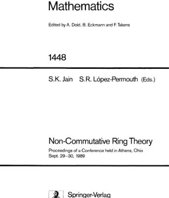 خرید و دانلود نسخه کامل کتاب Non-Commutative Ring Theory: Proceedings of a Conference held in Athens, Ohio Sept. 29–30, 1989