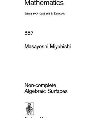 خرید و دانلود نسخه کامل کتاب Non-complete Algebraic Surfaces
