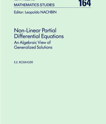 خرید و دانلود نسخه کامل کتاب Non-Linear Partial Differential Equati0Ns