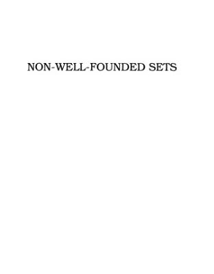 خرید و دانلود نسخه کامل کتاب Non-Well-Founded Sets