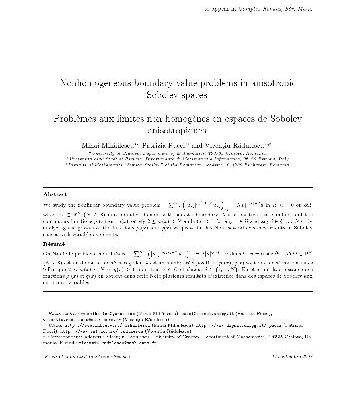 خرید و دانلود نسخه کامل کتاب Nonhomogeneous boundary value problems in anisotropic Sobolev spaces