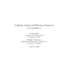 خرید و دانلود نسخه کامل کتاب Nonlinear analysis and differential equations: an introduction