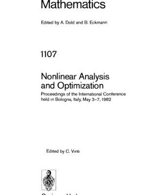 خرید و دانلود نسخه کامل کتاب Nonlinear Analysis and Optimization