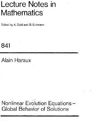خرید و دانلود نسخه کامل کتاب Nonlinear evolution equation