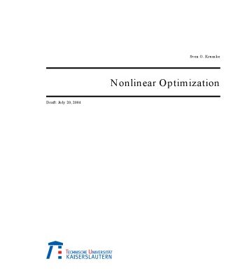 خرید و دانلود نسخه کامل کتاب Nonlinear Optimization