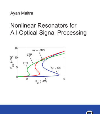 خرید و دانلود نسخه کامل کتاب Nonlinear resonators for all-optical signal processing