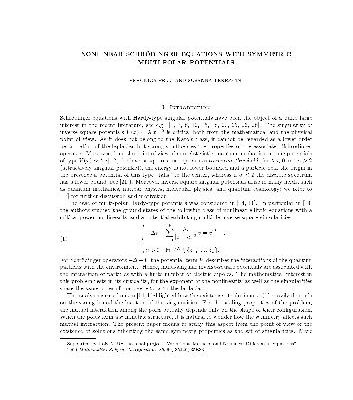 خرید و دانلود نسخه کامل کتاب Nonlinear Schrödinger equations with symmetric multi-polar potentials