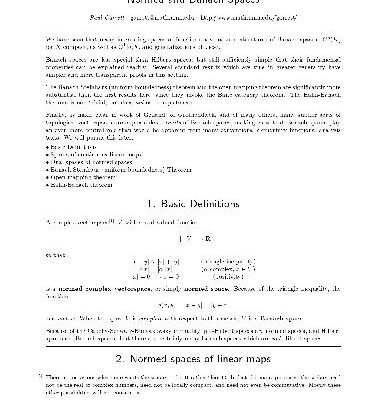 خرید و دانلود نسخه کامل کتاب Normed and Banach Spaces (2005)(en)(8s)