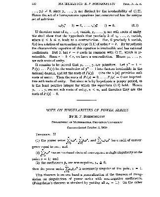 خرید و دانلود نسخه کامل کتاب Note on singularities of power series