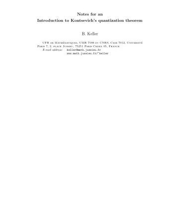 خرید و دانلود نسخه کامل کتاب Notes for an Introduction to Kontsevich’s quantization theorem [Lecture notes]