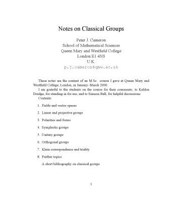 خرید و دانلود نسخه کامل کتاب Notes on Classical Groups [Lecture notes]