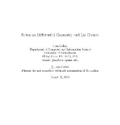 خرید و دانلود نسخه کامل کتاب Notes on differential geometry and Lie groups