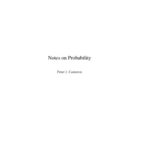 خرید و دانلود نسخه کامل کتاب Notes on Probability [Lecture notes]