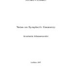 خرید و دانلود نسخه کامل کتاب Notes on symplectic geometry