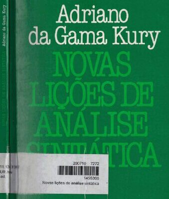 خرید و دانلود نسخه کامل کتاب Novas Lições de Análise Sintática