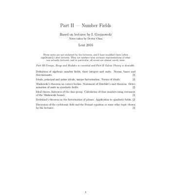 خرید و دانلود نسخه کامل کتاب Number Fields
