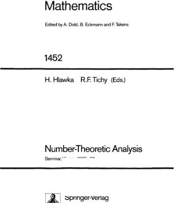 خرید و دانلود نسخه کامل کتاب Number-Theoretic Analysis: Seminar, Vienna 1988-89
