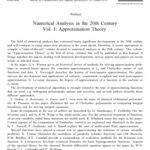 خرید و دانلود نسخه کامل کتاب Numerical Analysis 2000 : Approximation Theory (Journal of Computational and Applied Mathematics, Volume 121, Numbers 1-2, 1 September 2000)