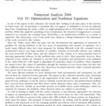 خرید و دانلود نسخه کامل کتاب Numerical Analysis 2000 : Nonlinear Equations and Optimisation (Numerical Analysis 2000)