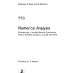 خرید و دانلود نسخه کامل کتاب Numerical Analysis: Proceedings of the 8th Biennial Conference Held at Dundee, Scotland, June 26–29, 1979