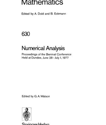 خرید و دانلود نسخه کامل کتاب Numerical Analysis