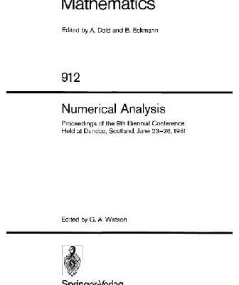 خرید و دانلود نسخه کامل کتاب Numerical Analysis