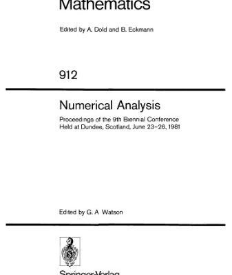 خرید و دانلود نسخه کامل کتاب Numerical Analysis
