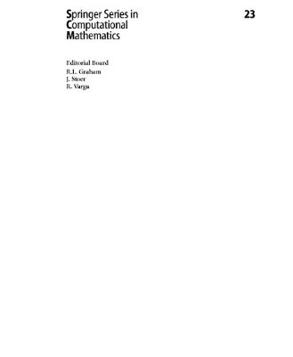 خرید و دانلود نسخه کامل کتاب Numerical Approximation of Partial Differential Equations (Springer Series in Computational Mathematics)