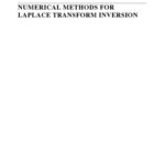 خرید و دانلود نسخه کامل کتاب Numerical Methods for Laplace Transform Inversion