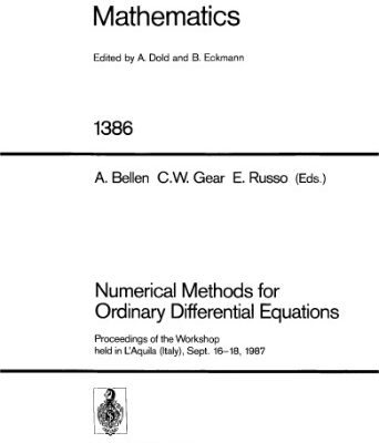 خرید و دانلود نسخه کامل کتاب Numerical Methods for Ordinary Differential Equations