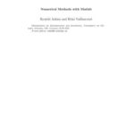 خرید و دانلود نسخه کامل کتاب Numerical Methods with Matlab