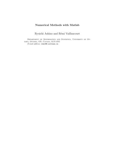 خرید و دانلود نسخه کامل کتاب Numerical Methods with Matlab_68a167d264060.jpeg خرید و دانلود نسخه کامل کتاب Numerical Methods with Matlab