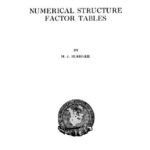 خرید و دانلود نسخه کامل کتاب Numerical Structure Factor Tables