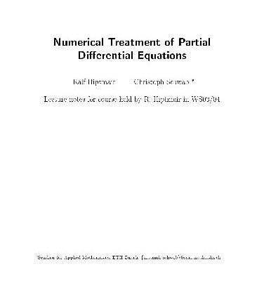 خرید و دانلود نسخه کامل کتاب Numerical treatment of PDEs. Finite element method