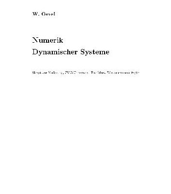 خرید و دانلود نسخه کامل کتاب Numerik Dynamischer Systeme 001