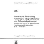 خرید و دانلود نسخه کامل کتاب Numerische Behandlung nichtlinearer Integrodifferential- und Differentialgleichungen