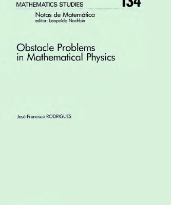 خرید و دانلود نسخه کامل کتاب Obstacle problems in mathematical physics