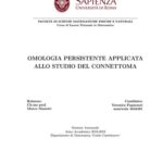 خرید و دانلود نسخه کامل کتاب Omologia persistente applicata allo studio del conenettoma