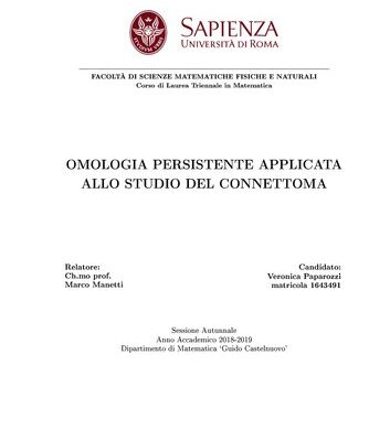 خرید و دانلود نسخه کامل کتاب Omologia persistente applicata allo studio del conenettoma