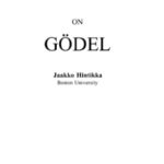 خرید و دانلود نسخه کامل کتاب On Goedel