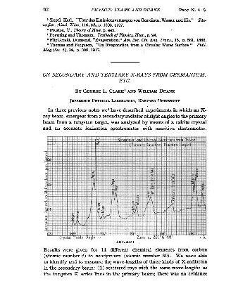 خرید و دانلود نسخه کامل کتاب On Secondary and Tertiary X-Rays from Germanium, Etc