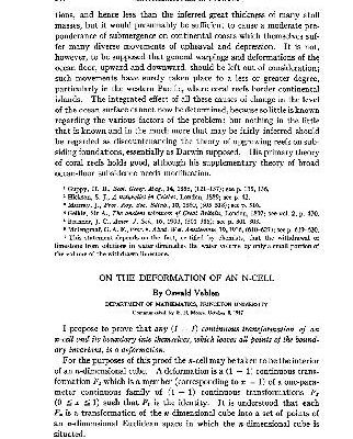خرید و دانلود نسخه کامل کتاب On the Deformation of an N-Cell (1917)(en)(3s)